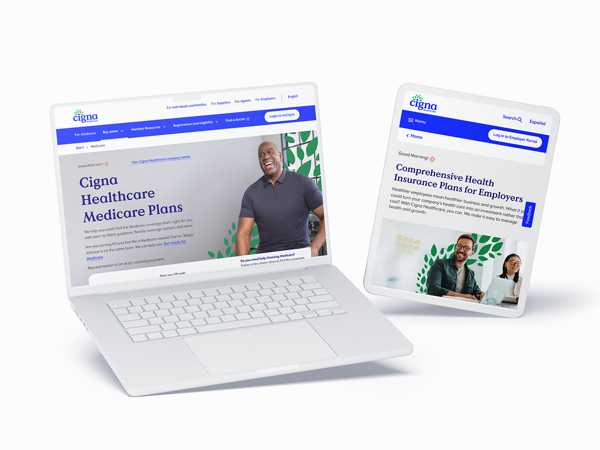 Cigna Healthcare Rebranding - Digital Products