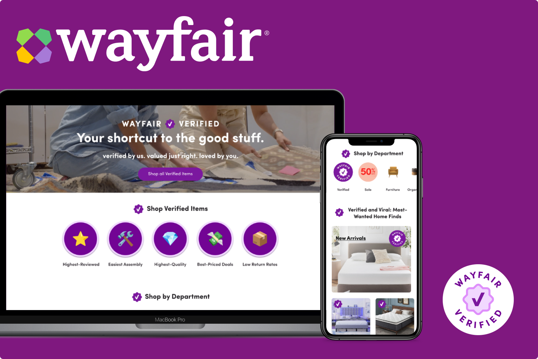 Wayfair Verified Page Reimagined