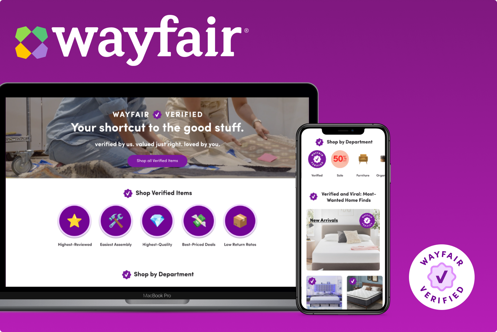 Wayfair Verified Page
